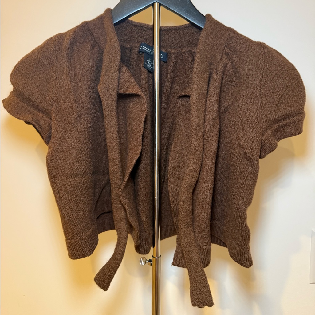 Banana Republic Merino Wool Tie-Front Cardigan Xl